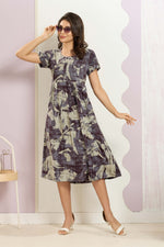 Rayon MAXI FROCK Model Nighties | Round Neck & Side Pocket | Pleated Frock MAXI Style | Trendy Collection's for Stylish Women & Teenage Girl (FRH)