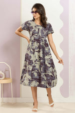 Rayon MAXI FROCK Model Nighties | Round Neck & Side Pocket | Pleated Frock MAXI Style | Trendy Collection's for Stylish Women & Teenage Girl (FRH)