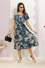 Rayon MAXI FROCK Model Nighties | Round Neck & Side Pocket | Pleated Frock MAXI Style | Trendy Collection's for Stylish Women & Teenage Girl (FRH)