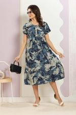 Rayon MAXI FROCK Model Nighties | Round Neck & Side Pocket | Pleated Frock MAXI Style | Trendy Collection's for Stylish Women & Teenage Girl (FRH)
