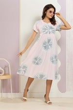 Rayon MAXI FROCK Model Nighties | Round Neck & Side Pocket | Pleated Frock MAXI Style | Trendy Collection's for Stylish Women & Teenage Girl (FRH)