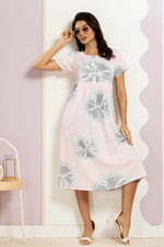 Rayon MAXI FROCK Model Nighties | Round Neck & Side Pocket | Pleated Frock MAXI Style | Trendy Collection's for Stylish Women & Teenage Girl (FRH)