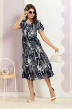 Rayon MAXI FROCK Model Nighties | Round Neck & Side Pocket | Pleated Frock MAXI Style | Trendy Collection's for Stylish Women & Teenage Girl (FRH)