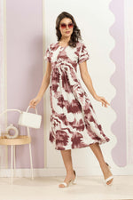 Rayon MAXI FROCK Model Nighties | Round Neck & Side Pocket | Pleated Frock MAXI Style | Trendy Collection's for Stylish Women & Teenage Girl (FRH)
