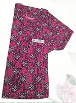 MANGAI Daily Wear Casual Comfort Fit Cotton Printed Nighties | Front Open Zipper Model |Summer Arrival's for Trendy Women's (DRN)