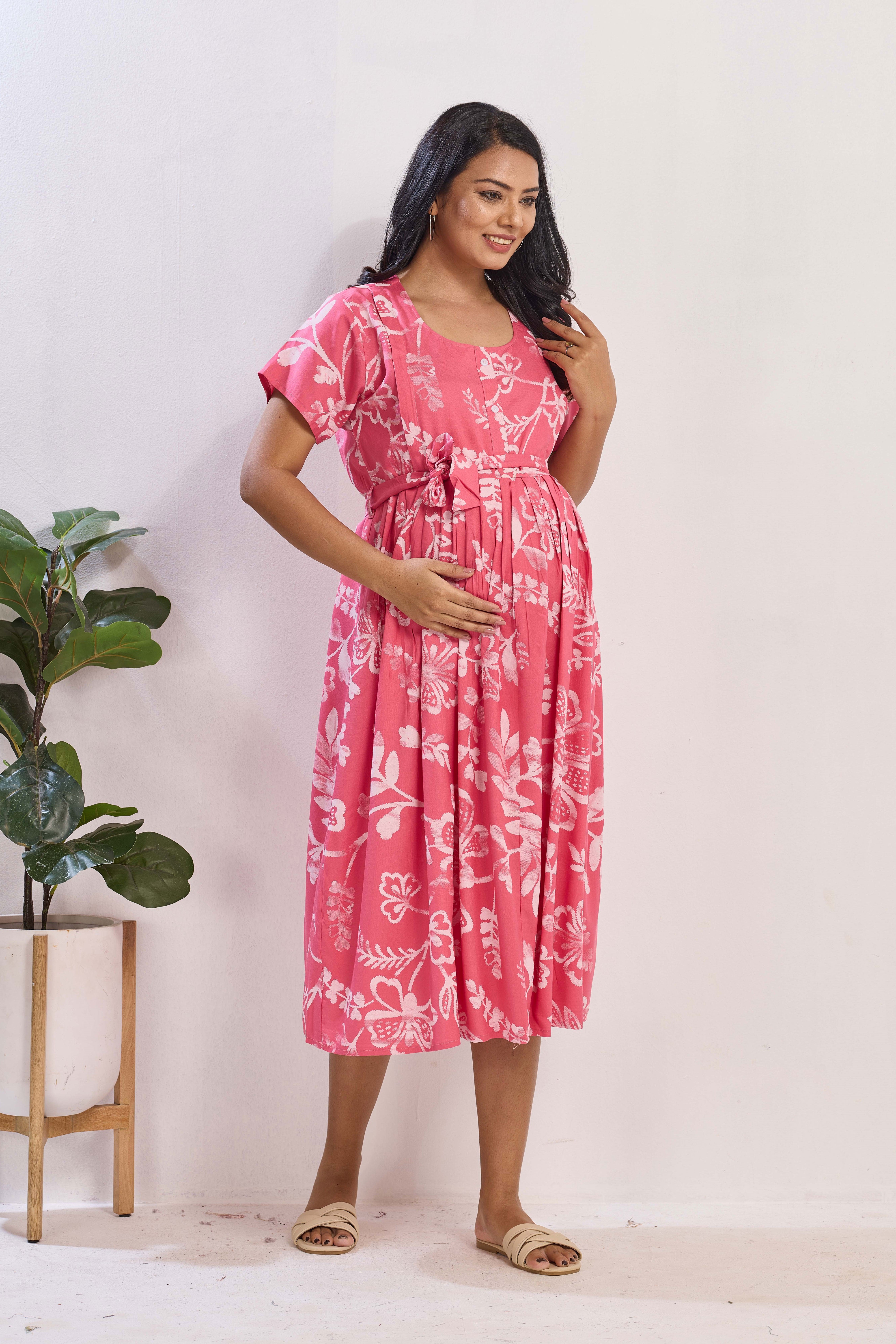 feeding maxi dress Maternity Wear Online | Feeding Nighties Online