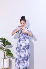 Soft Rayon4-IN-ONE Mom's Feeding & Casual Wear| Pre & Post Maternity Wear | Fancy Long Frock | Best Choice for Pregnancy Women (FIO-F)