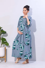 Soft Rayon4-IN-ONE Mom's Feeding & Casual Wear| Pre & Post Maternity Wear | Fancy Long Frock | Best Choice for Pregnancy Women (FIO-F)