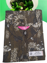 MANGAI Daily Wear Casual Comfort Fit Cotton Printed Nighties | Front Open Zipper Model | Fancy Round Neck with Side Pocket Cotton Nighties (DRN)