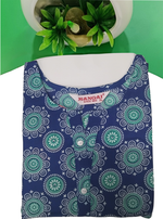 Cotton Gathering Frock for Summer Arrivals | Side Pocket | Elegant Casual Night Wear for Trendy Women's (FKC)