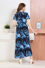 ✨ MANGAI Premium Rayon Maternity Frock for Pregnancy Women ✨ Invisible Feeding Zipper | Stylish Fancy Neck | Side Pocket | Comfortable Pregnancy & Casual Wear (RMF)