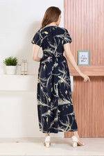 ✨ MANGAI Premium Rayon Maternity Frock for Pregnancy Women ✨ Invisible Feeding Zipper | Stylish Fancy Neck | Side Pocket | Comfortable Pregnancy & Casual Wear (RMF)