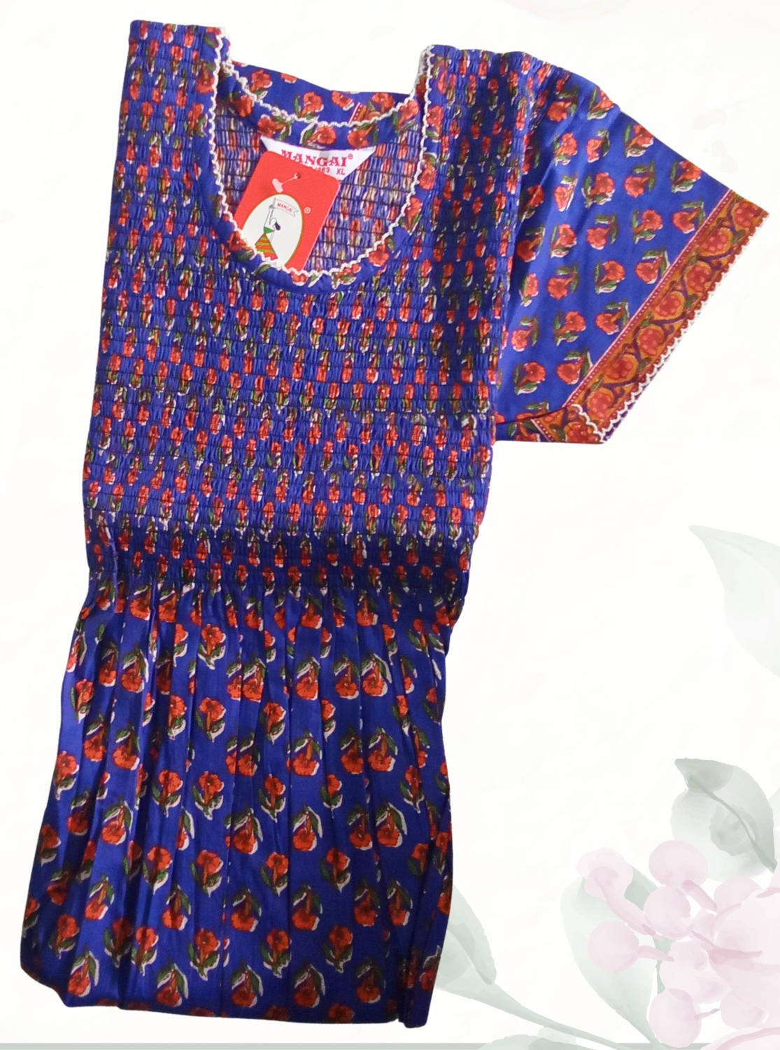 Soft Cotton Stretchable Smoking Nighties for New Arrivals | Daily Comforts & Light Weighted Elastic Nighties | Pleated Style | Casual Daily wear Nightwear for Trendy Women's (SCT)