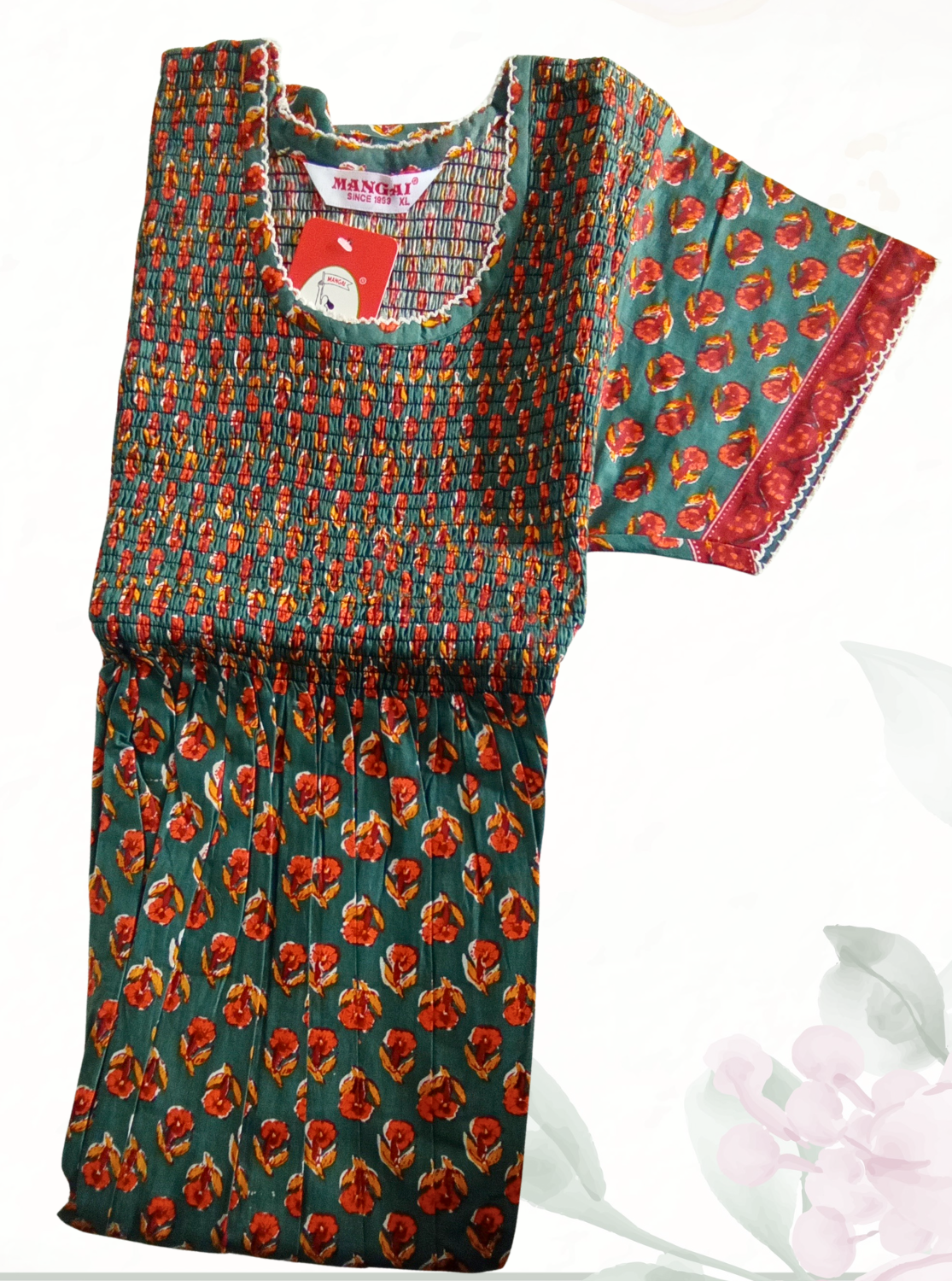 Soft Cotton Stretchable Smoking Nighties for New Arrivals | Daily Comforts & Light Weighted Elastic Nighties | Pleated Style | Casual Daily wear Nightwear for Trendy Women's (SCT)