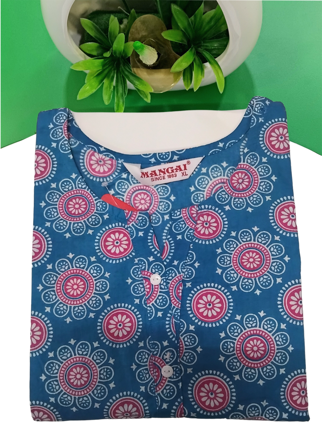 Cotton Gathering Frock for Summer Arrivals | Side Pocket | Elegant Casual Night Wear for Trendy Women's (FKC)