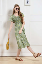 New Stylish Alpine Smocking Maxi Frock Model Nightgown for trendy Women's & Teenage Girl's (ASM)