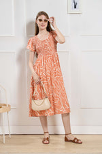 New Stylish Alpine Smocking Maxi Frock Model Nightgown for trendy Women's & Teenage Girl's (ASM)