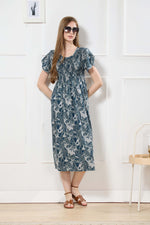 New Stylish Alpine Smocking Maxi Frock Model Nightgown for trendy Women's & Teenage Girl's (ASM)