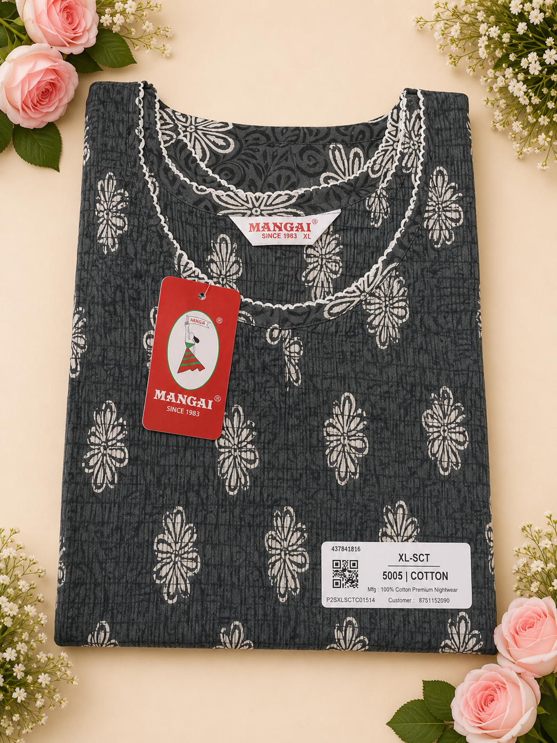 Soft Cotton Stretchable Smocking Nighties for New Arrivals | Daily Comforts & Light Weighted Elastic Nighties| Smocking Nightgown for Trendy Women's (SCT)