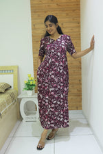 Alpine KURTI Style Nighties| Beautiful Stylish KURTI Model | Stylish Puff Sleeve | Zipless Model | Fresh Collection's for Stylish Women's MKA (H/S)