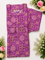 MANGAI Cotton Printed Pleated Model Half Sleeve 4XL Size Nighties Trendy Collection's(4PZ)