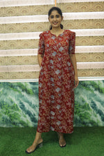 Alpine KURTI Style Nighties| Beautiful Stylish KURTI Model | Stylish Puff Sleeve | Zipless Model | Fresh Collection's for Stylish Women's MKA (H/S)