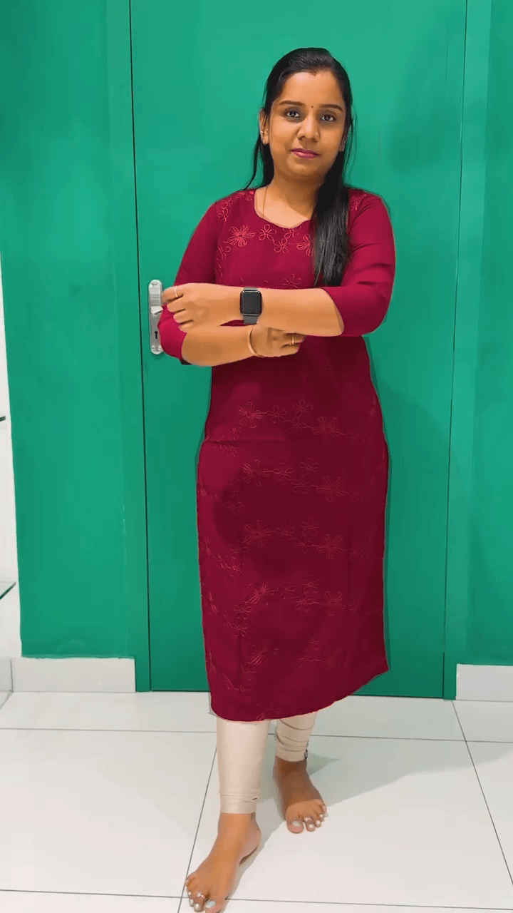 Soft Crush Stylish Kurthi's | Updated Collection for Trendy Design's |High Quality Rayon Kurthi's for Stylish Women's