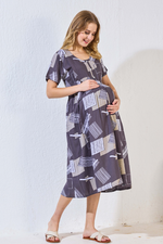 New Arrivals 4-IN-ONE MAXI Mom's Feeding & Casual Wear | Stylish Maxi Style | Invisible Feeding Zipper | Perfect Pre & Post Pregnancy Wear (FIO-MXI)