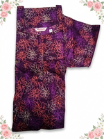 MANGAI Cotton Printed Pleated Model Half Sleeve 5XL Size Nighties withFancy Neck | With Side Pocket (5PZ)