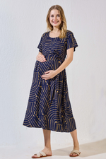 New Arrivals 4-IN-ONE MAXI Mom's Feeding & Casual Wear | Stylish Maxi Style | Invisible Feeding Zipper | Perfect Pre & Post Pregnancy Wear (FIO-MXI)