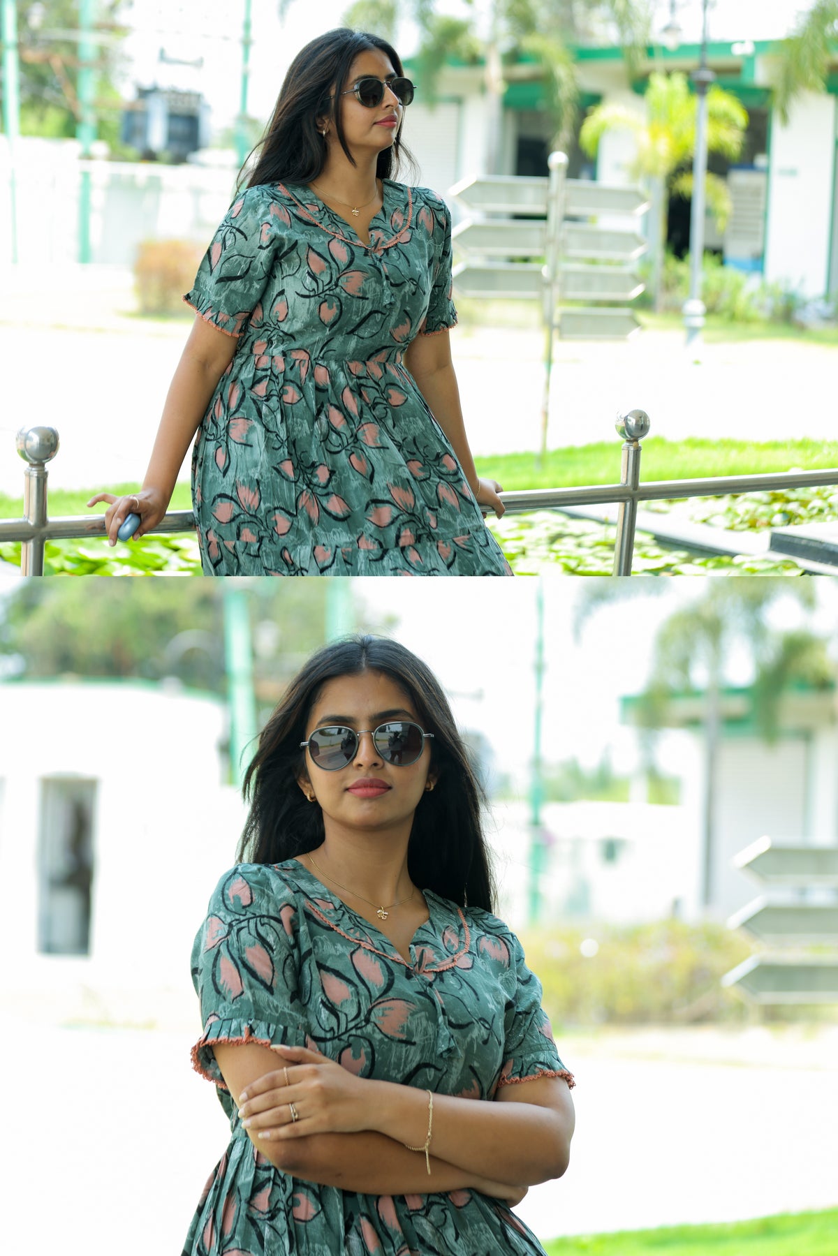Mangai 3 Layer Flared Frock Model Nighties Soft and Smooth Premium Quality Rayon Material , Fancy Frilled Sleeve, Side Pocket , Back tie Rope , Stylish Collection's for Trendy Women's (MRK)
