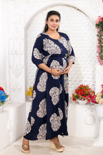 Soft Rayon4-IN-ONE Mom's Feeding & Casual Wear| Pre & Post Maternity Wear | Fancy Long Frock | Best Choice for Pregnancy Women (FIO-F)