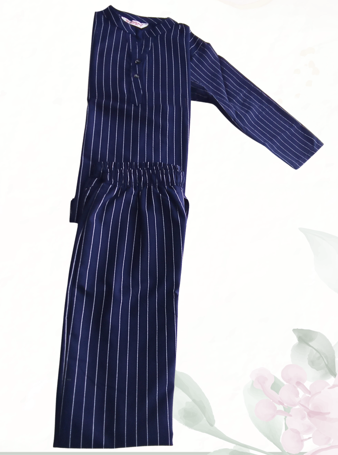 New MANGAI Stylish Cotton Night Suits for all Stylish Women's | Long Sleeve with Size Pocket Beautiful all Over Printed Elastic Waist Top & Bottom Cord Set your Perfect Nightwear Companion (MCNS)