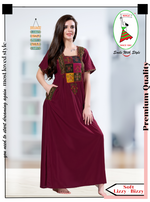 Premium Karachi Embroidery Nighties