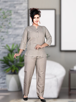 New MANGAI Stylish Cotton Night Suits for all Stylish Women's | Long Sleeve with Size Pocket Beautiful all Over Printed Elastic Waist Top & Bottom Cord Set your Perfect Nightwear Companion (MCNS)