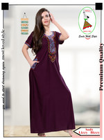 MANGAI Premium KARACHI Embroidery Nighties