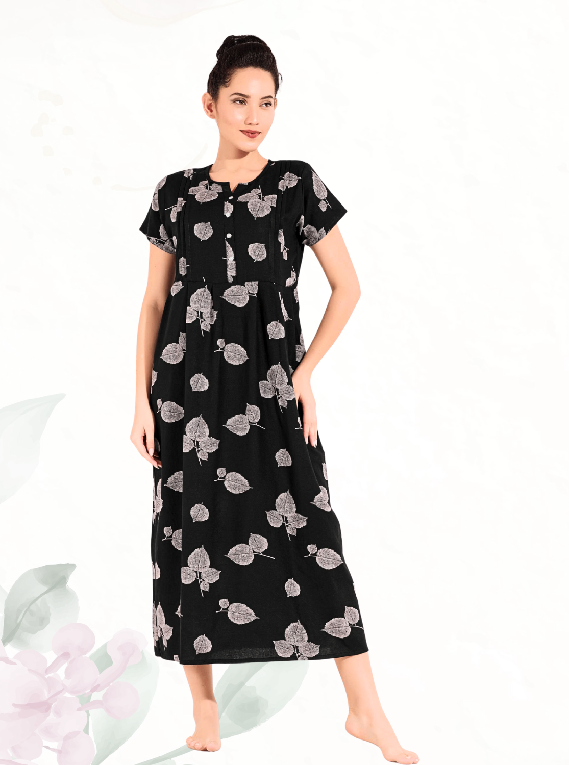 Alpine KURTHI Style Nighties| FancySleeve | Zipless Model | Updated Collection's for Stylish Women AK (H/S)