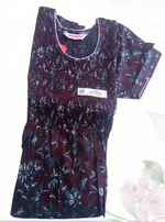 Soft Cotton Stretchable Smoking Nighties for New Arrivals | Daily Comforts & Light Weighted Elastic Nighties | Pleated Style | Casual Daily wear Nightwear for Trendy Women's (SCT)