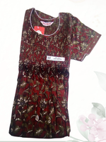 Soft Cotton Stretchable Smoking Nighties for New Arrivals | Daily Comforts & Light Weighted Elastic Nighties | Pleated Style | Casual Daily wear Nightwear for Trendy Women's (SCT)