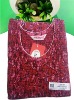 Soft Cotton Stretchable Smoking Nighties for New Arrivals | Daily Comforts & Light Weighted Elastic Nighties | Pleated Style | Casual Daily wear Nightwear for Trendy Women's (SCT)