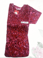 Soft Cotton Stretchable Smoking Nighties for New Arrivals | Daily Comforts & Light Weighted Elastic Nighties | Pleated Style | Casual Daily wear Nightwear for Trendy Women's (SCT)