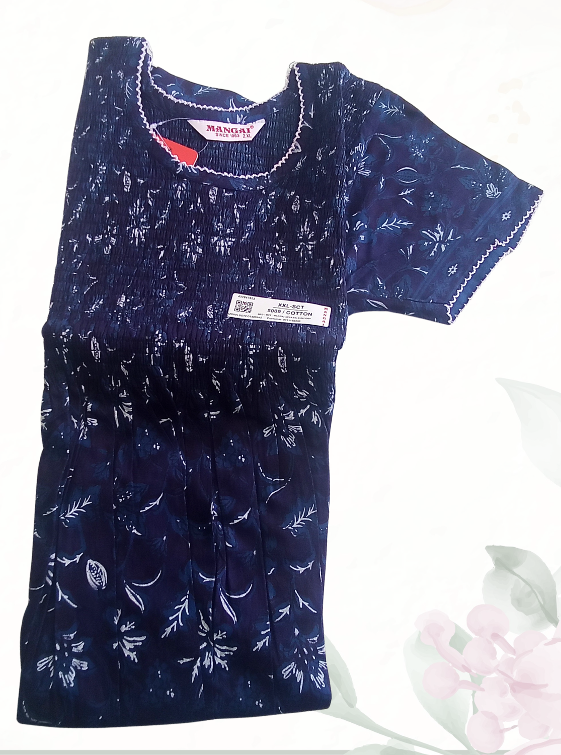 Soft Cotton Stretchable Smoking Nighties for New Arrivals | Daily Comforts & Light Weighted Elastic Nighties | Pleated Style | Casual Daily wear Nightwear for Trendy Women's (SCT)