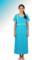 Cotton FROCK Model Casual Wear Nighties | Stylish Pleated Frock Style | Multipurpose Nighties | Pregnancy Wear | Pleated Model | Stylish Nighties for Stylish Women (PWC)