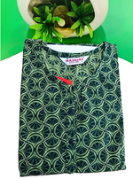 Cotton Gathering Frock for Summer Arrivals | Side Pocket | Button Closed | Elegant Casual Night Wear for Trendy Women's (FKC)