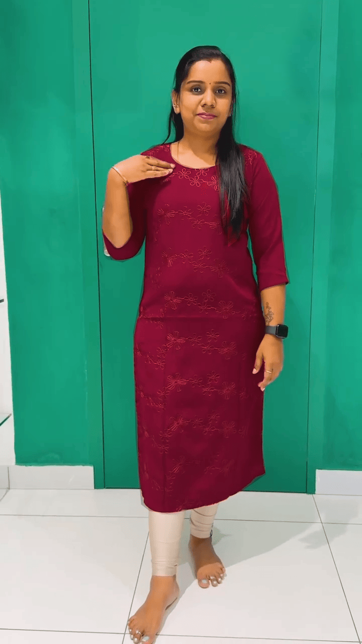 Soft Crush Stylish Kurthi's | Updated Collection for Trendy Design's |High Quality Rayon Kurthi's for Stylish Women's