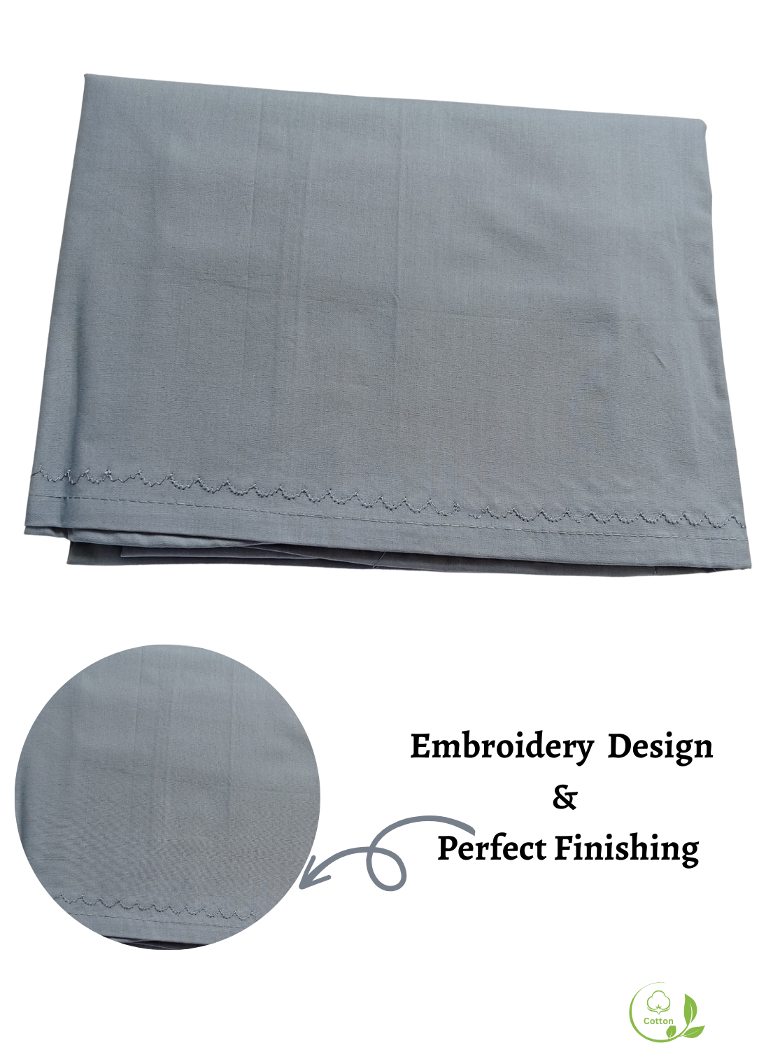 MANGAI Premium Elegant Cotton Petticoats - 6 Part | Matched Drawstring | Transitional & Comfortable, Multiple Colours | Premium Branded Women's Cotton Embroidery Petticoats (EGT-PC)