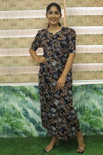 Alpine KURTI Style Nighties| Beautiful Stylish KURTI Model | Stylish Puff Sleeve | Zipless Model | Fresh Collection's for Stylish Women's MKA (H/S)