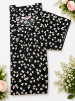 MANGAI Premium Cotton Printed Pleated Model Half Sleeve 4XL Size Shrinkage Free Nighties (4PZ)