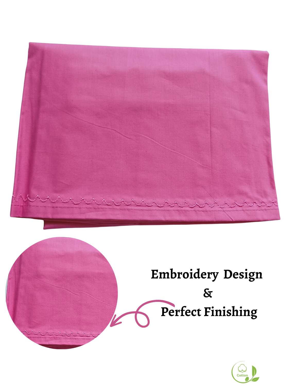 MANGAI Premium Elegant Cotton Petticoats - 6 Part | Matched Drawstring | Transitional & Comfortable, Multiple Colours | Premium Branded Women's Cotton Embroidery Petticoats (EGT-PC)