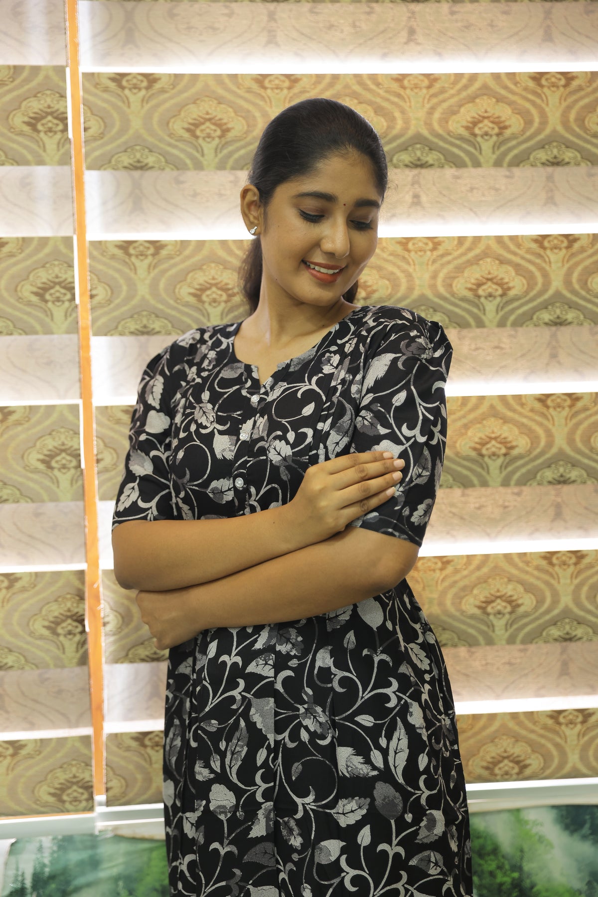 Alpine KURTI Style Nighties| Beautiful Stylish KURTI Model | Stylish Puff Sleeve | Zipless Model | Fresh Collection's for Stylish Women's MKA (H/S)